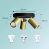 Philips Idris 8720169299252 stropní lampa GU10 zlatá