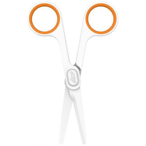 Slice 10544 univerzální nůžky leváci, praváci 141 mm bílá, oranžová