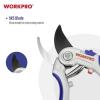 WorkPro WP332011 Pákové nůžky s nastavením výšky sečení, vč. nůžkového adaptéru na trávu a keře