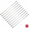 TRU COMPONENTS TC-12656572 TRU COMPONENTS TC-12656572 Ocelové stahovací pásky 290 mm 7.9 mm AISI 316 100 ks 290 mm 7.9 mm AISI 316 100 ks