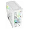 Sharkoon Rebel C60 RGB White midi tower PC skříň bílá 2 předinstalované ventilátory, 1 předinstalovaný ventilátor, prachový filtr, boční okno