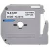 Renkforce RF-LT-BMK231 kompatibilní náhradní Brother M-K231 plast 12 mm Barva pásky: bílá Barva písma: černá 8 m