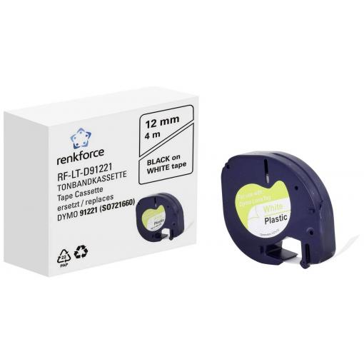 Renkforce RF-LT-D91221 kompatibilní náhradní DYMO LT - 91221 12 mm Barva pásky: bílá Barva písma: černá 4 m