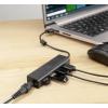 Renkforce RF-6382720 USB Hub 4 porty USB-A USB 2.0 480 MBit/s černá RF-USBH-110