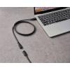 Renkforce USB kabel USB 3.2 Gen1 USB-C ® zástrčka, USB-C ® zásuvka 1.00 m černá RF-5720414