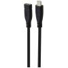 Renkforce USB kabel USB 3.2 Gen1 USB-C ® zástrčka, USB-C ® zásuvka 1.00 m černá RF-5720414