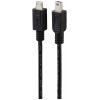 Renkforce USB kabel USB 2.0 USB Micro-B zástrčka, USB Mini-B zástrčka 0.50 m černá RF-5720368