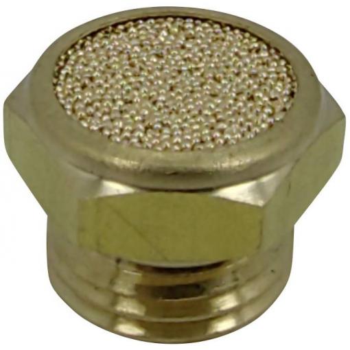 TRU COMPONENTS pneumatický tlumič hluku TC-12770328 Vnější závit G1/4 15 bar mosaz 1 ks