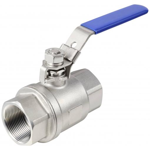 TRU COMPONENTS TC-2PC-DN40-316 TC-12770364 standardní kulový kohout Vnitřní závit: G1 1/2 64 bar (max) 1 ks