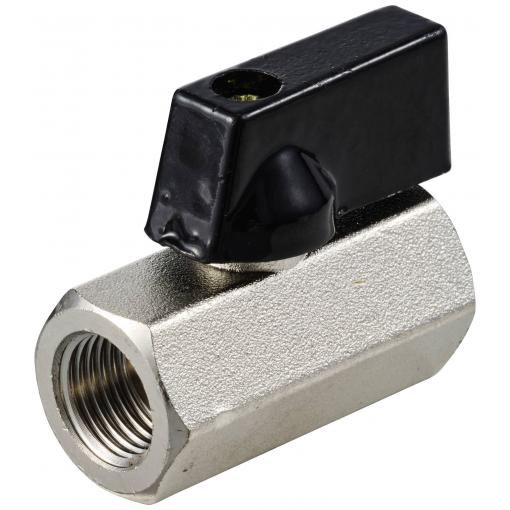 TRU COMPONENTS TC-304SM-FF1/4G TC-12770392 standardní kulový kohout Vnitřní závit: G1/4 16 bar (max) 1 ks