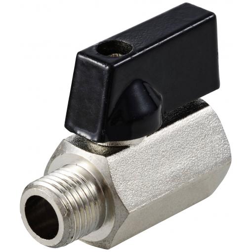TRU COMPONENTS TC-304SM-FM1/4G TC-12770384 standardní kulový kohout Vnitřní závit: G1/4 Vnější závit: G1/4 16 bar (max) 1 ks