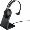 Jabra Evolve2 65 monaural Headset otevřená (On Ear) Bluetooth® mono černá regulace hlasitosti, Indikátor nabití, Vypnutí zvuku mikrofonu telefon