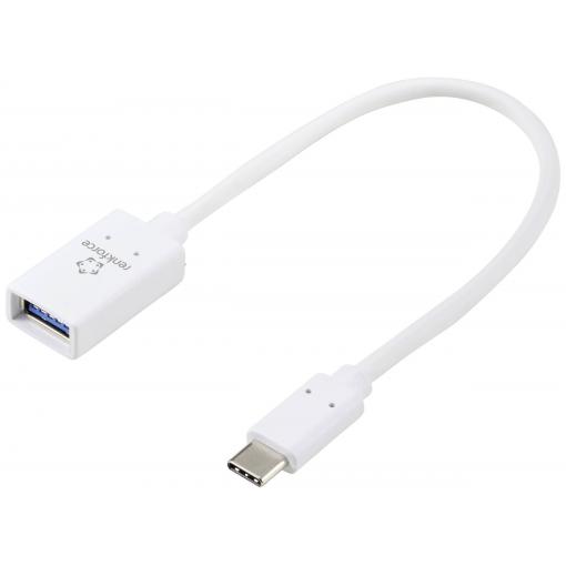 Renkforce USB-C® adaptér [1x USB-C® 5 Gb/s - 1x USB 3.2 gen. 1 zásuvka A] 0.20 m kroucené páry