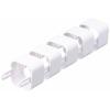 TRU COMPONENTS Modulární držák kabelu TC-12533300 plast ABS bílá 40 mm Množství: 15 ks