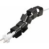 TRU COMPONENTS Modulární držák kabelu TC-12533296 plast ABS černá 40 mm Množství: 15 ks