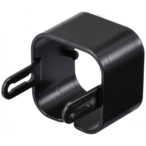 TRU COMPONENTS Modulární držák kabelu TC-12533296 plast ABS černá 40 mm Množství: 15 ks