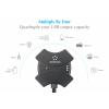 Renkforce RF-6270930 USB Hub 4 porty USB-A USB 2.0 480 MBit/s se zabudovaným repeaterem černá RF-6270930