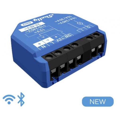 Shelly Shelly 1 Gen 3 spínač pohonu Bluetooth, Wi-Fi