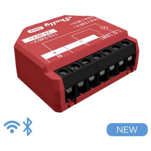 Shelly Shelly 1PM Gen3 spínací a měřicí aktor Bluetooth, Wi-Fi