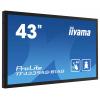 Iiyama ProLite TF4339AS-B1AG displej Digital Signage Energetická třída (EEK2021): F (A - G) 108 cm 42.5 palec 3840 x 2160 Pixel 24/7