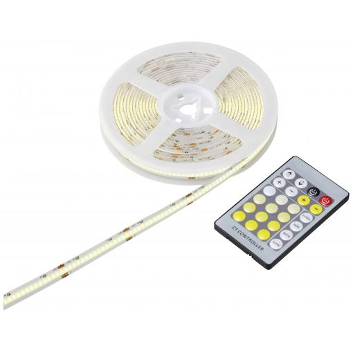 Sygonix SY-5773492 Kompletní sada LED pásku konektor 230 V 5 m teplá bílá až denní bílá 1 ks