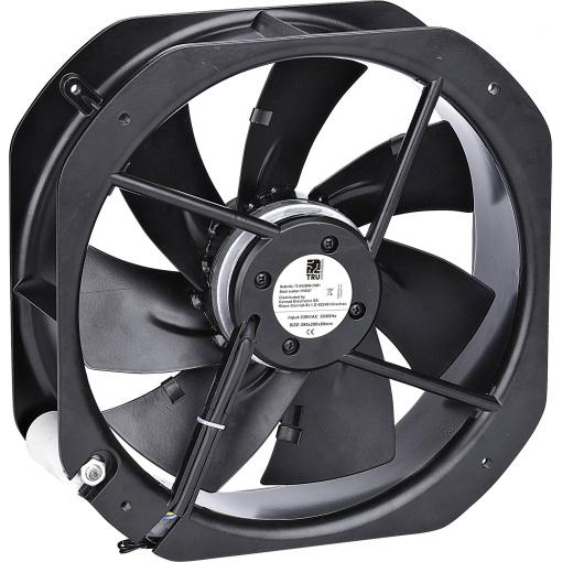 TRU COMPONENTS TC-NA28080-230B1 axiální ventilátor, 230 V/AC, 2570 m³/h, (d x š x v) 280 x 280 x 80 mm, TC-12774588