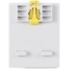 TRU COMPONENTS Kombinace hygrostatu a termostatu pro skříňové rozvaděče TC-NTL 78-M01 (d x š x v) 77.5 x 60 x 37.5 mm 1 ks