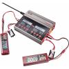 Reely V-Charge 200 Duo modelářská multifunkční nabíječka, 12 V, 230 V, 10 A, NiMH, Li-Pol, Li-Ion, LiHV , olovo-vápníkové, kyselina sírová