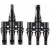 Sygonix Solaradapter T-Verbinder (3 zu 1) 1000V SY-6408000 Y-zástrčka