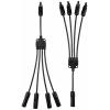 Sygonix SY-6407994 Připojení solárního systému kabelový adaptér, černá, 46.5 cm