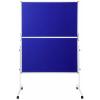 SpeaKa Professional moderační tabule SP-PB-B01 (š x v) 1250 mm x 1850 mm plsť modrá skládací, včetně koleček, oboustranně použitelné SP-12058196