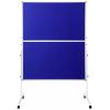 SpeaKa Professional moderační tabule SP-PB-B01 (š x v) 1250 mm x 1850 mm plsť modrá skládací, včetně koleček, oboustranně použitelné SP-12058196