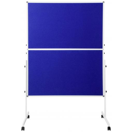 SpeaKa Professional moderační tabule SP-PB-B01 (š x v) 1250 mm x 1850 mm plsť modrá skládací, včetně koleček, oboustranně použitelné SP-12058196