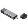 Renkforce RF-PCR-400 externí čtečka paměťových karet USB-A, USB-C® microSD, SD Space Grau