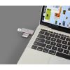 Renkforce RF-PCR-400 externí čtečka paměťových karet USB-A, USB-C® microSD, SD Space Grau