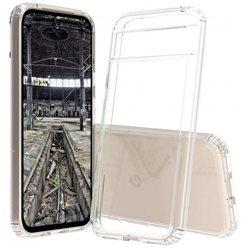 JT Berlin Pankow Clear zadní kryt na mobil Google Pixel 8a transparentní odolné vůči nárazům 11055