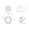 8MPx IP POE dome kamera STARVIS, AI/IVA, WDR, 5x ZOOM | ZONEWAY NC961+