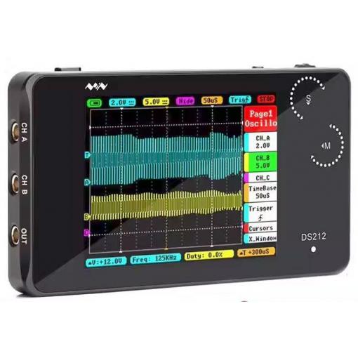 Digitální osciloskop DS212, dvoukanálový, 1 MHz, 10 MSa/s