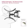 Hama TV držák na zeď 94,0 cm (37) - 190,5 cm (75) naklápěcí, nakláněcí