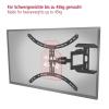 Hama TV držák na zeď 94,0 cm (37) - 190,5 cm (75) naklápěcí, nakláněcí