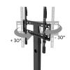 Hama 00220868 TV držák na zeď 81,3 cm (32) - 165,1 cm (65) nastavitelná výška, nakláněcí