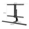 Hama TV-Standfuß, schwenkbar, neigbar, höhenverstellbar, 165 cm (65) bis 40 kg TV stojan 81,3 cm (32) - 165,1 cm (65) nastavitelná výška, naklápěcí, nakláněcí