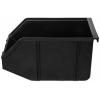 TRU COMPONENTS TC-12539880 Otevřený úložný ESD box (d x š x v) 22.3 x 15.5 x 12 cm disipativní Poznávací značka ESD: D Zavěšení 1 ks