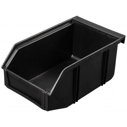 TRU COMPONENTS TC-12539872 Otevřený úložný ESD box (d x š x v) 17.5 x 10.5 x 7.7 cm disipativní Poznávací značka ESD: D Zavěšení 1 ks