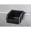 TRU COMPONENTS TC-12539876 Otevřený úložný ESD box (d x š x v) 18.5 x 13 x 9 cm disipativní Poznávací značka ESD: D Zavěšení 1 ks