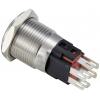 TRU COMPONENTS TC-12647396 tlačítko 250 V/AC 3 A 1x vyp/(zap) IP65 RGB bez aretace nerezová ocel 1 ks
