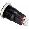 TRU COMPONENTS TC-12647496 tlačítko 250 V/AC 3 A 1x vyp/(zap) IP65 bez aretace Eloxovaný hliník 1 ks
