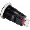 TRU COMPONENTS TC-12647500 tlačítkový spínač 250 V/AC 3 A 1x vyp/zap IP65 s aretací Eloxovaný hliník 1 ks