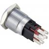 TRU COMPONENTS TC-12647516 tlačítko 250 V/AC 3 A 1x vyp/(zap) IP65 RGB bez aretace Mosaz, pochromovaná 1 ks