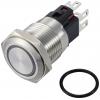 TRU COMPONENTS TC-12647548 tlačítko 250 V/AC 3 A 1x vyp/(zap) IP65 RGB bez aretace nerezová ocel 1 ks